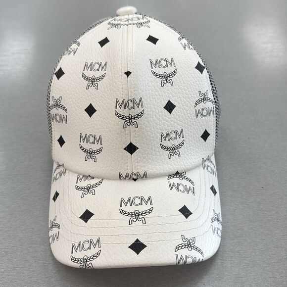 MCM Monochrome Logo Baseball Cap - Picture 2 of 6